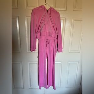 Target Brand velour sweat suit